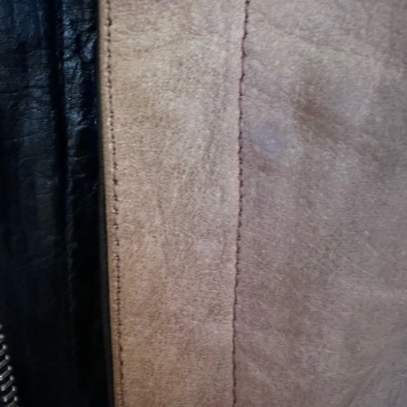 Black and Tan Leather Performance Jacket - Picture 5 of 16